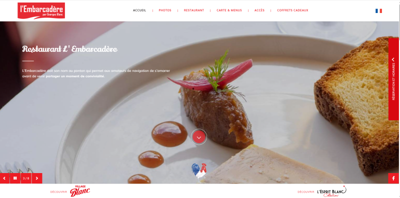 Restaurant l'embarcadère à Jassans-Riottier